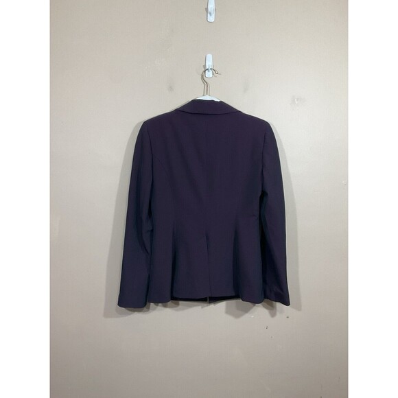 VTG Bebe Womens One Button Blazer Jacket 6 Purple Whimsygoth 90s Y2K - Picture 3 of 7